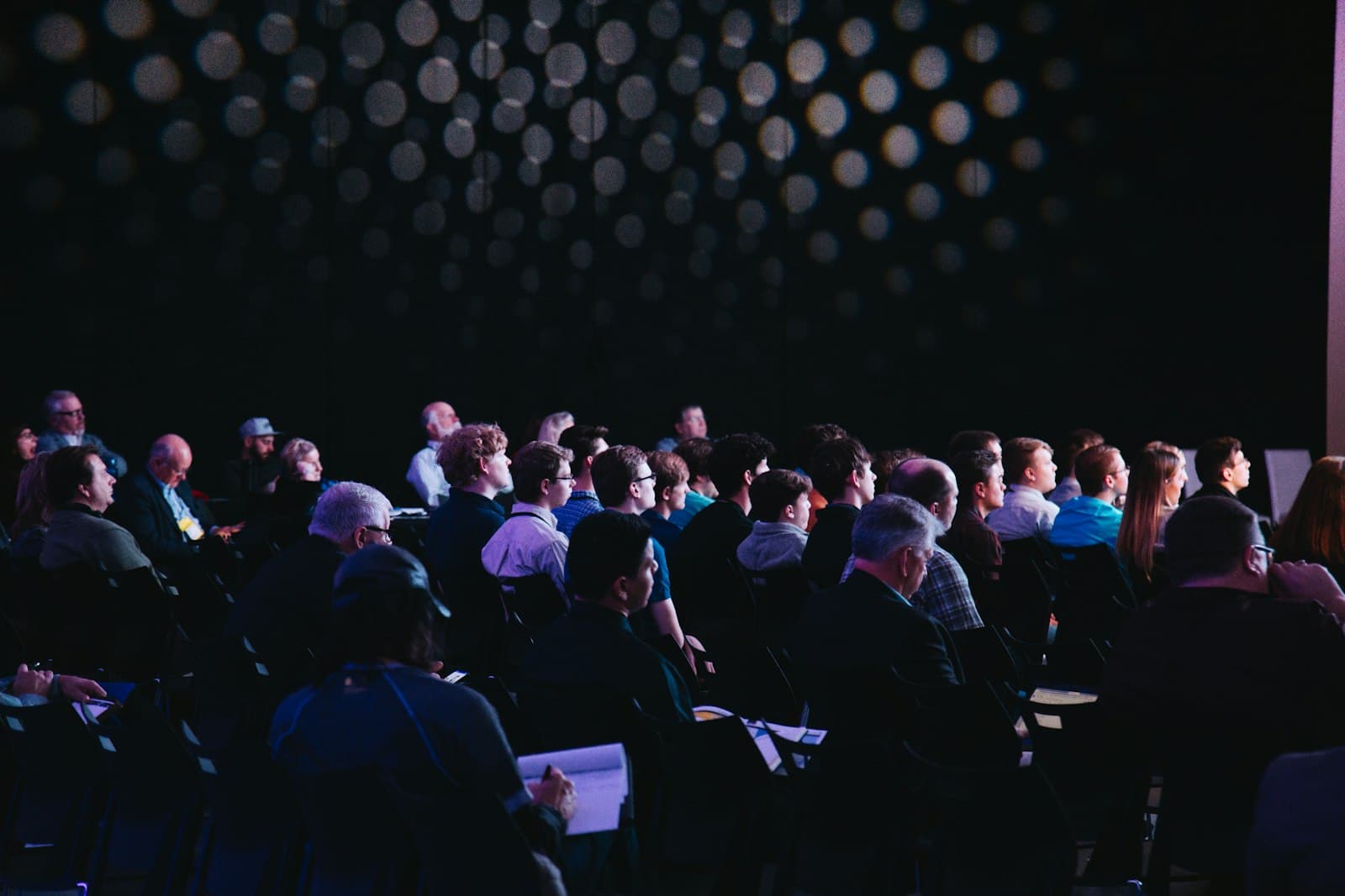 An event space ready for conversations